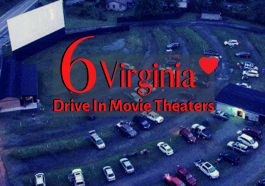 Aerial view of a Drive In Movie Theater